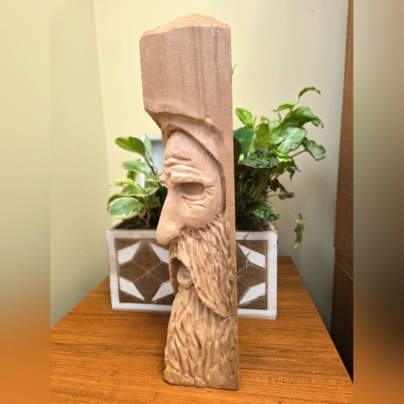 Carved Wood Spirit - Picture 4 of 7